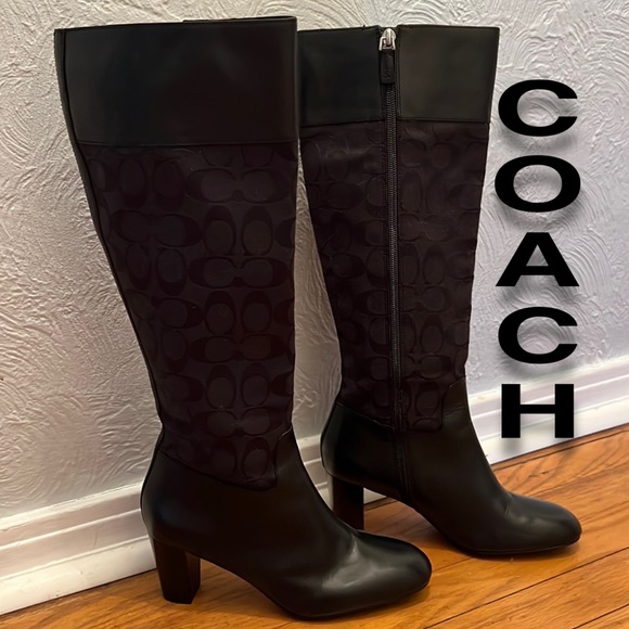 Coach Shoes - Coach Black Boots